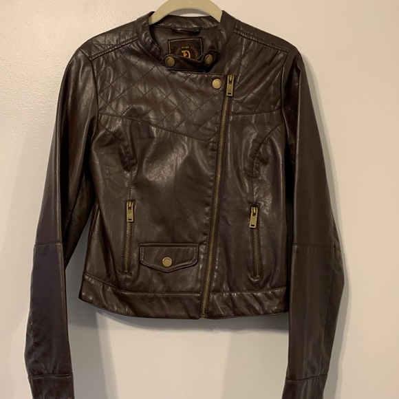 Leather-style biker Jacket - Picture 7 of 7